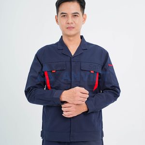 Quần áo bảo hộ lao động AV14 cao cấp, đồng phục bảo hộ cho kỹ sư kỹ thuật, Size M - Vải kaki liên doanh