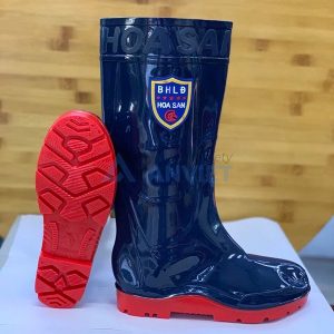 Ủng bảo hộ Hoa San siêu bền U107, Màu đen - Size 43