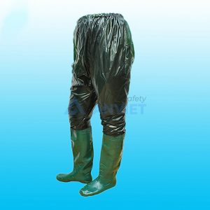 Ủng bảo hộ liền quần Hoa San chống nước - Màu xanh U111, Size 42