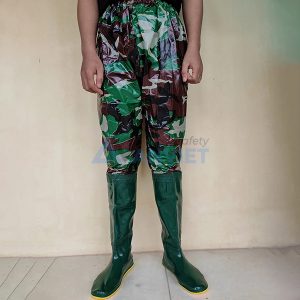 Ủng quần lội nước đế cứng Hoa San cao cấp U112, Size 39