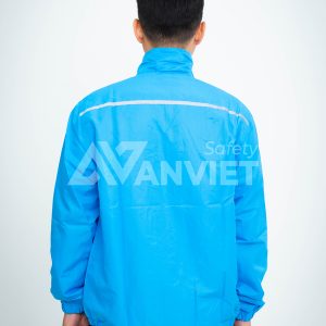 Áo khoác gió bảo hộ lót lưới AV55 có vạch phản quang , Size M