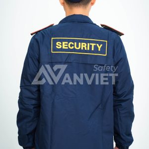 Áo khoác gió bảo vệ mùa đông in chữ Security BH14A, Size 6 (XL)