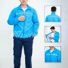 Áo khoác gió bảo hộ lót lưới AV55 có vạch phản quang , Size M