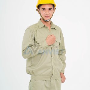 Đồng phục công nhân AV44 cao cấp, quần áo công nhân dài tay siêu bền, Size M