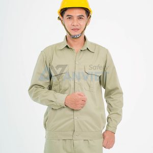 Đồng phục công nhân AV44 cao cấp, quần áo công nhân dài tay siêu bền, Size M