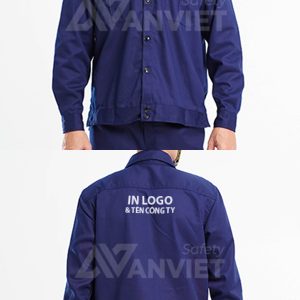 Quần áo công nhân AV43 thời trang hiện đại, Size M