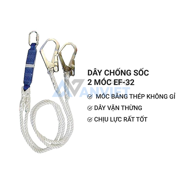 Dây treo an toàn móc Adela EF-32 có khả năng chịu tải trọng lên tới 200kg