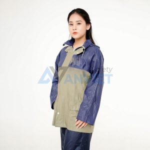 Áo mưa bộ nhựa K12 Sơn Thủy A06, Size L - Màu lam cải than