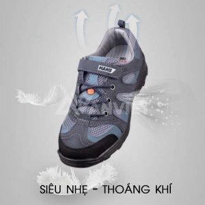 Giày bảo hộ chống trượt siêu nhẹ Hàn Quốc Hans HS-34 Picaso, Size 40