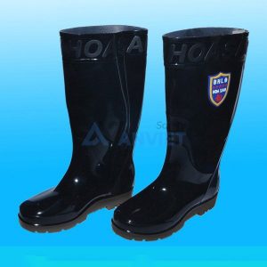 Ủng bảo hộ Hoa San siêu bền U107, Màu đen - Size 43