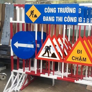 Biển cảnh báo công trường thi công Việt Nam V17, Biển báo hiệu